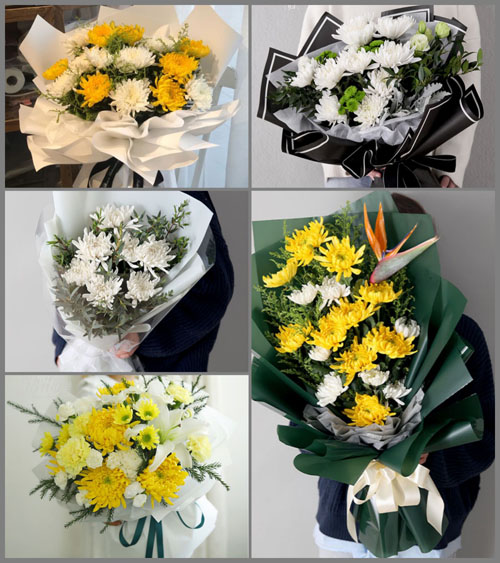广东肇庆市高要区莲塘镇察步村白事花束代送